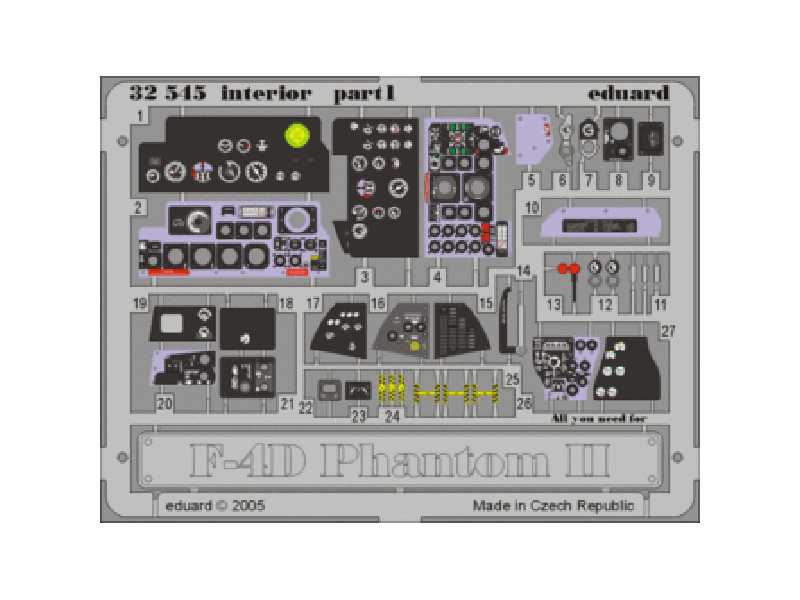 F-4D interior 1/32 - Tamiya - image 1