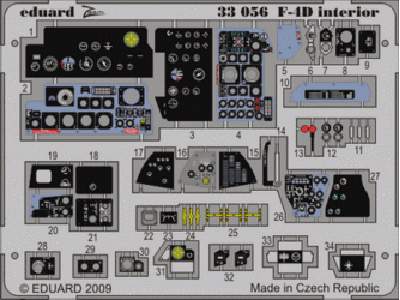 F-4D interior S. A. 1/32 - Tamiya - image 1