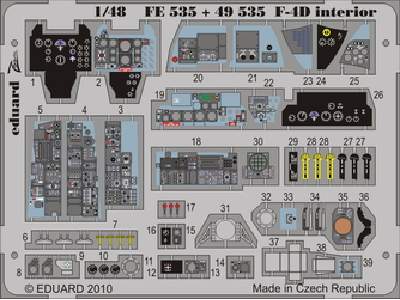 F-4D interior S. A. 1/48 - Hasegawa - - image 1