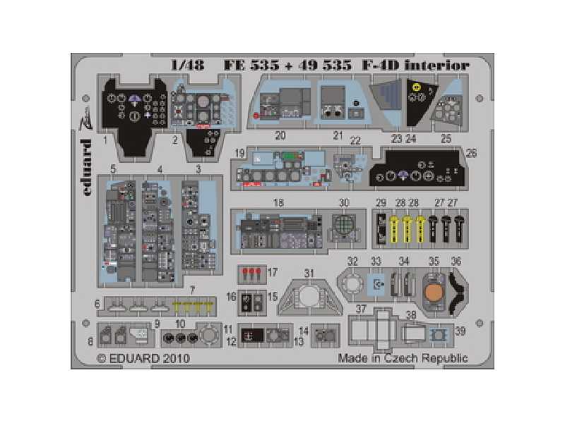 F-4D interior S. A. 1/48 - Hasegawa - - image 1