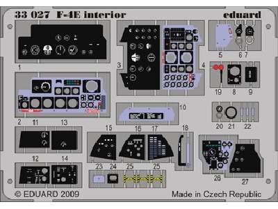 F-4E interior S. A. 1/32 - Tamiya - image 1