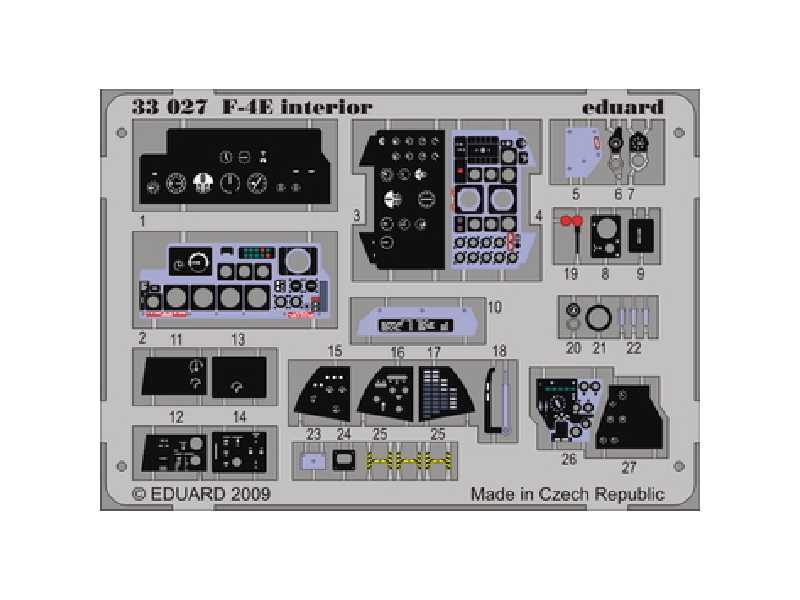 F-4E interior S. A. 1/32 - Tamiya - image 1