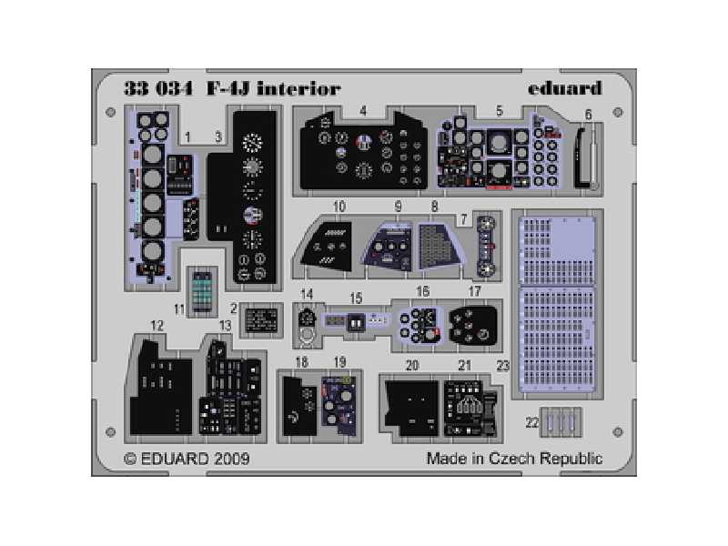 F-4J interior S. A. 1/32 - Tamiya - image 1