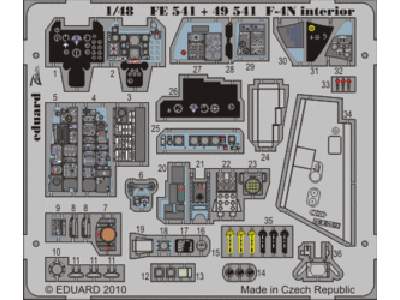 F-4N interior S. A. 1/48 - Hasegawa - - image 1