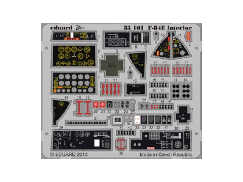 F-84E interor S. A. 1/32 - Hobby Boss - image 1