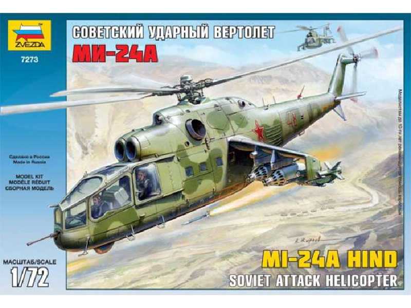 Mil Mi-24A Hind - soviet attack helicopter - image 1