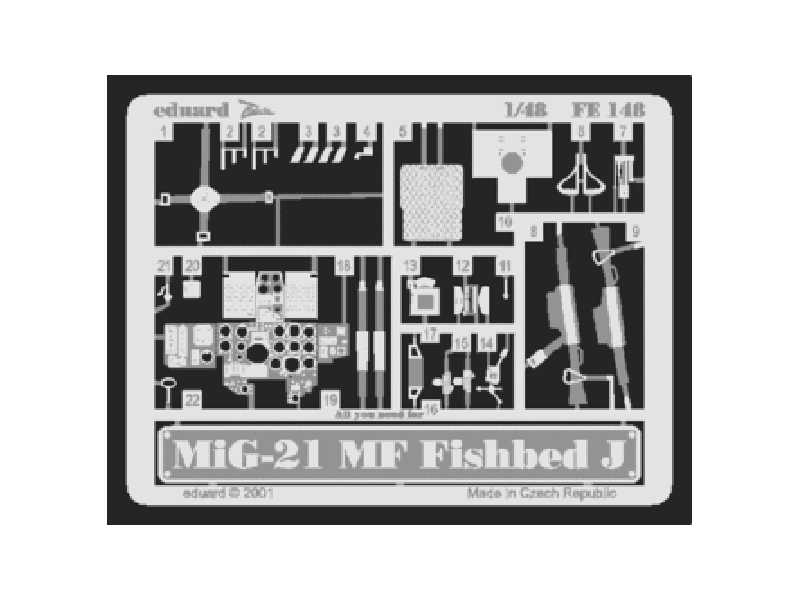 MiG-21MF Fishbed J 1/48 - Academy Minicraft - - image 1