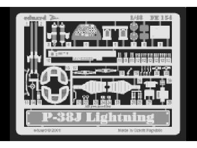 P-38J Lightning 1/48 - Hasegawa - - image 1