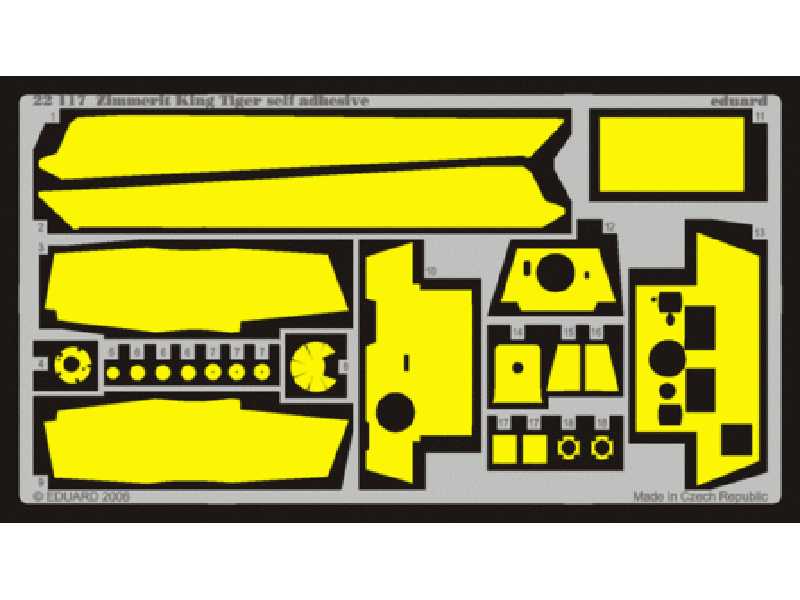 Zimmerit King Tiger S. A. 1/72 - Revell - image 1