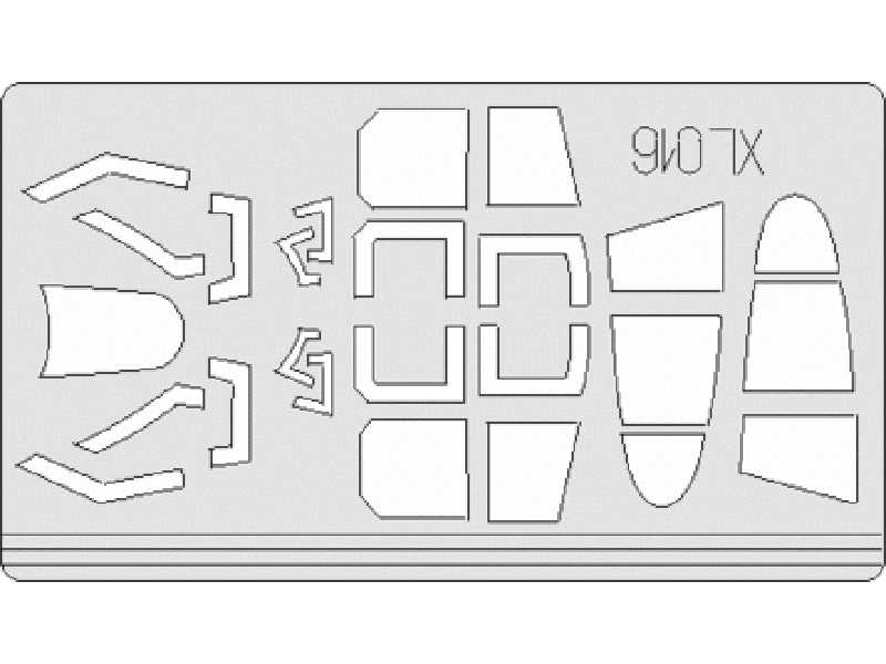  P-40E 1/32 - Revell - masks - image 1