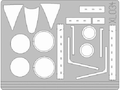  Hunter FGA.9/ Mk.58 1/32 - Revell - masks - image 1