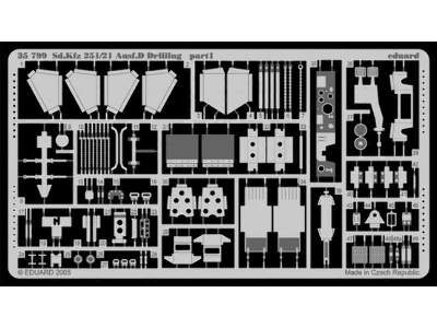 Sd. Kfz.251/21 Ausf. D Drilling 1/35 - Dragon - image 1