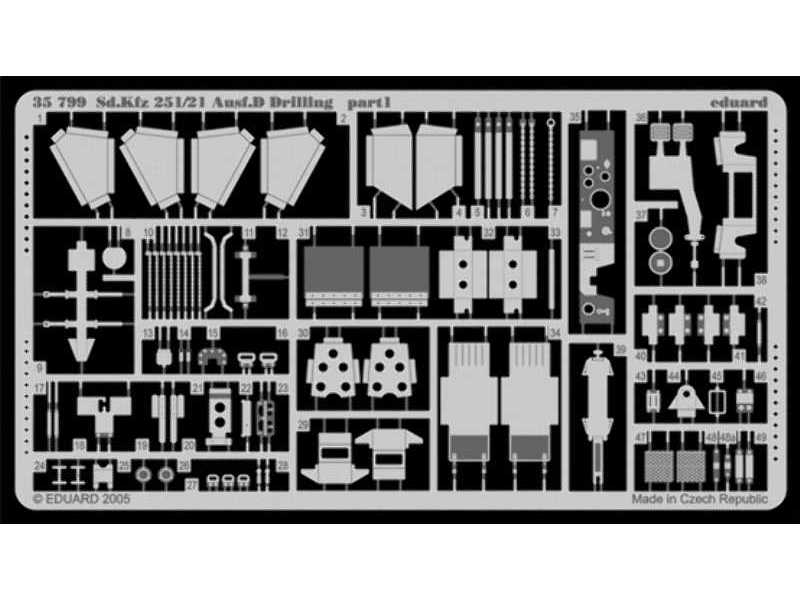 Sd. Kfz.251/21 Ausf. D Drilling 1/35 - Dragon - image 1