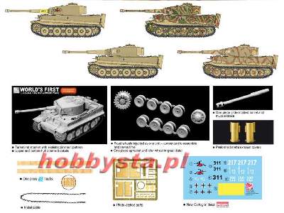 Sd. fz. 181 Ausf. E Tiger I Mid Production w/Zimmerit - image 2