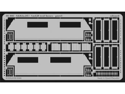 Sd. Kfz.251 Ausf. D tool boxes 1/35 - Dragon - image 1