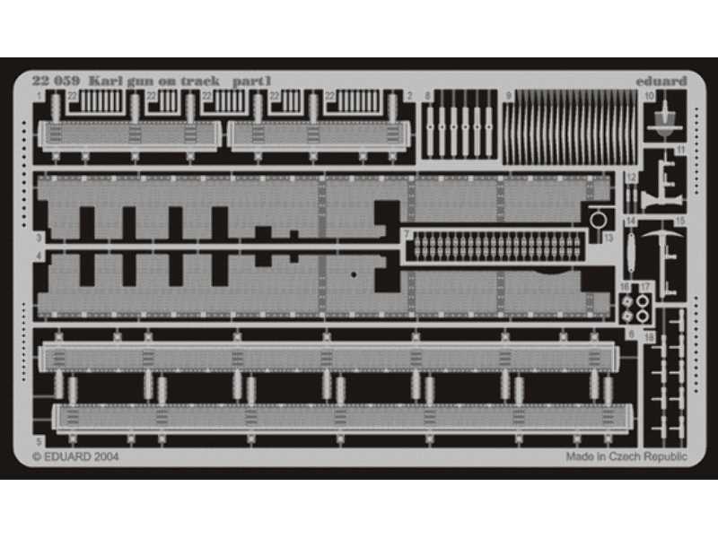 Karl gun on track 1/72 - Hasegawa - image 1