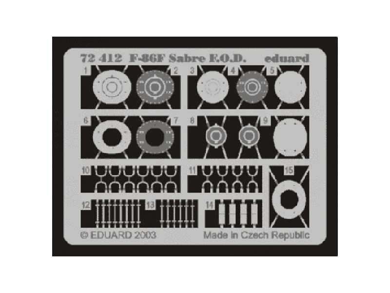 F-86F F. O.D.  1/72 - Fujimi - image 1