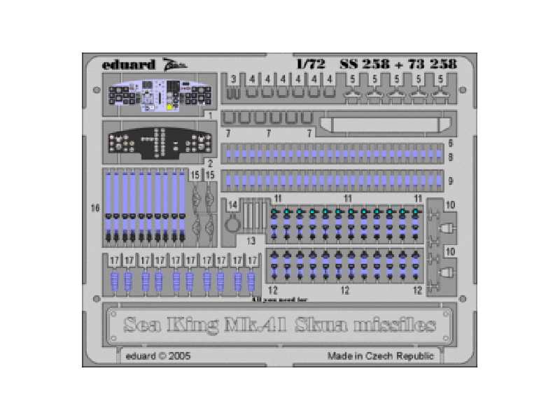 Sea King Mk.41 Skua missiles 1/72 - Revell - image 1