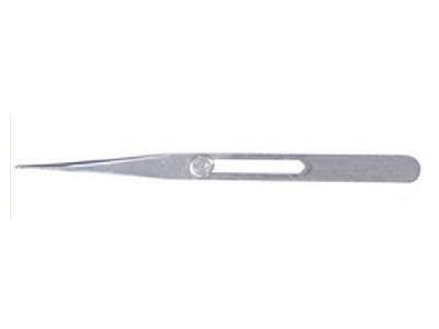 Stainless Steel 4 3/4 inch Slide Lock Pointed Tweezers - image 1