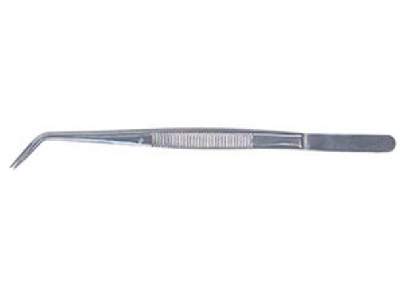 Stainless Steel 6 inch Curved Point Tweezers - image 1