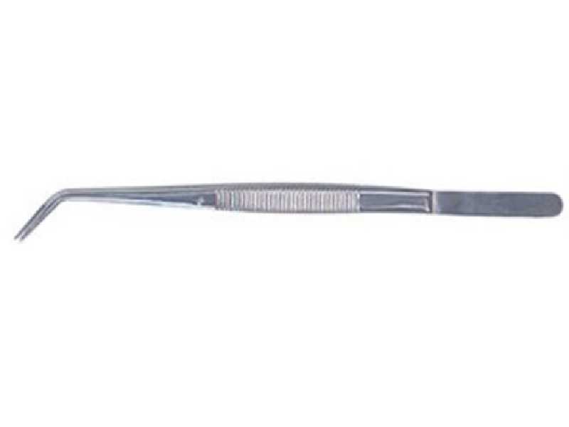 Stainless Steel 6 inch Curved Point Tweezers - image 1