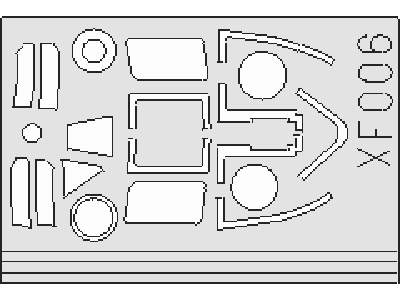  Typhoon Mk. Ib Door Canopy 1/48 - Hasegawa - masks - image 1