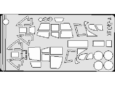  Me 410 1/48 - Monogram - masks - image 2