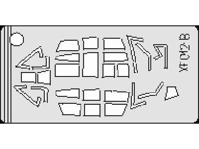  Me 410 1/48 - Monogram - masks - image 3