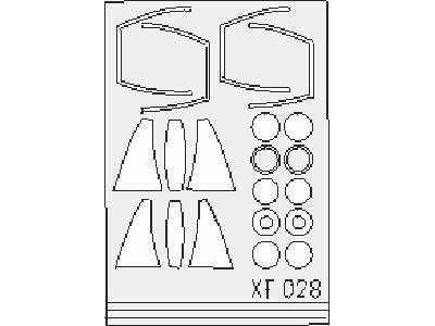  A-7D Corsair II 1/48 - Hasegawa - masks - image 1