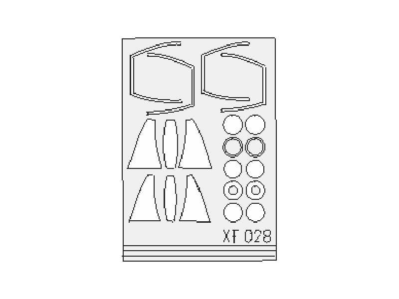  A-7D Corsair II 1/48 - Hasegawa - masks - image 1