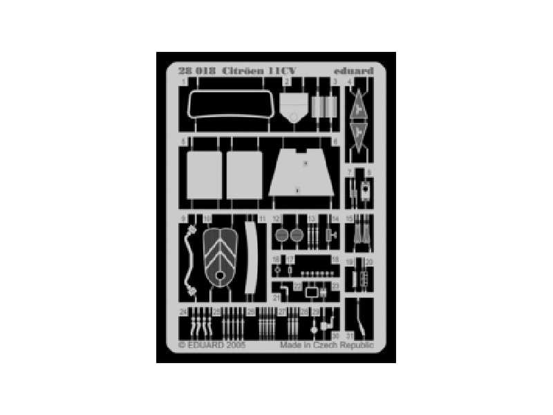 Citroen 11CV 1/48 - Tamiya - image 1