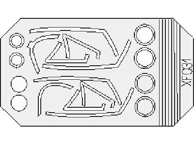  F-16A/ C 1/48 - Academy Minicraft - masks - image 1