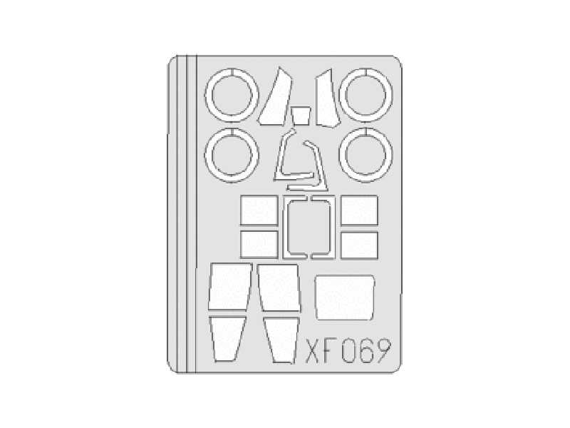  P-35 1/48 - Academy Minicraft - masks - image 1