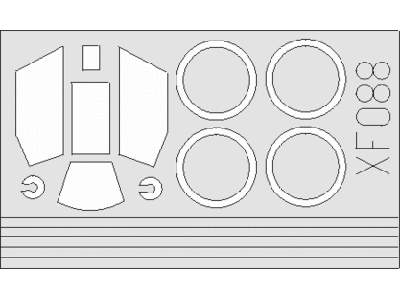  Hs 129 1/48 - Hasegawa - masks - image 1