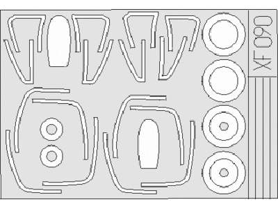  F-8E Crusader 1/48 - Monogram - masks - image 1