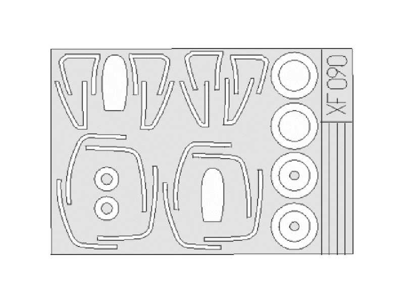 F-8E Crusader 1/48 - Monogram - masks - image 1 F-8E Crusader 1/48 - Monogram - masks - image 1