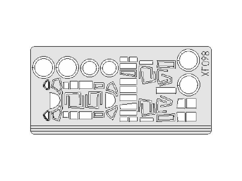  P-61 Black Widow 1/48 - Monogram - masks - image 1