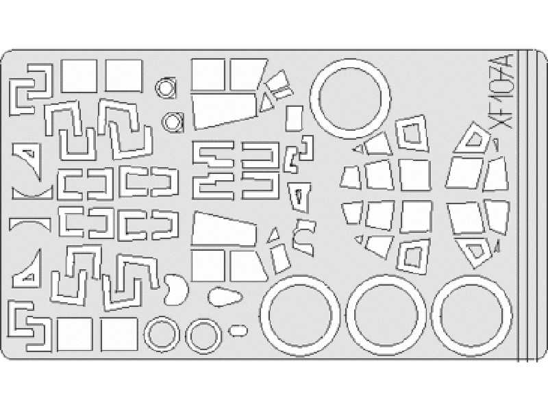  Ju 88A-4 1/48 - Monogram - masks - image 1