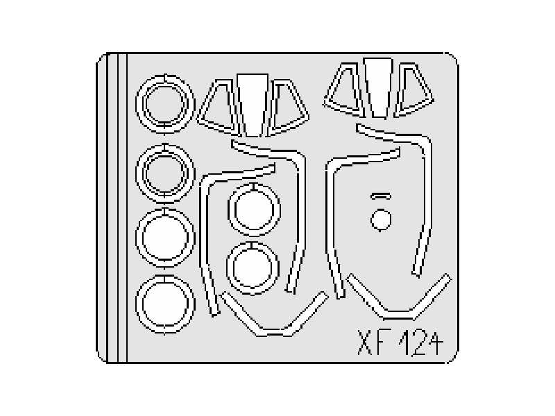  F-86D Sabre Dog 1/48 - Monogram - masks - image 1