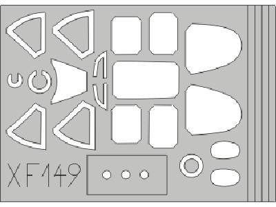  P-51A Apache 1/48 - Accurate Miniatures - masks - image 1