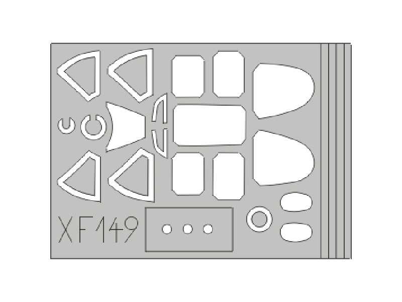  P-51A Apache 1/48 - Accurate Miniatures - masks - image 1