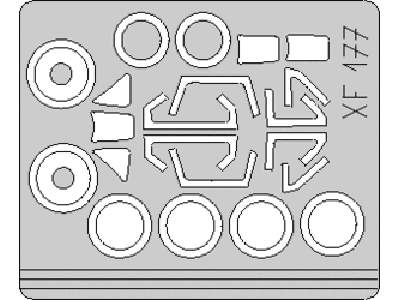  Me 262A Schwalbe 1/48 - Tamiya - masks - image 1