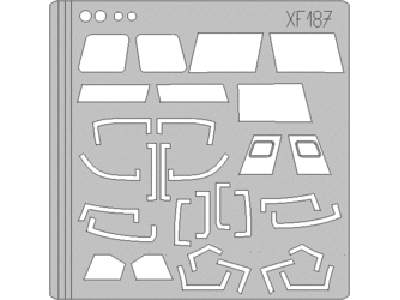  SA-365N Dauphin 1/48 - Trumpeter - masks - image 1