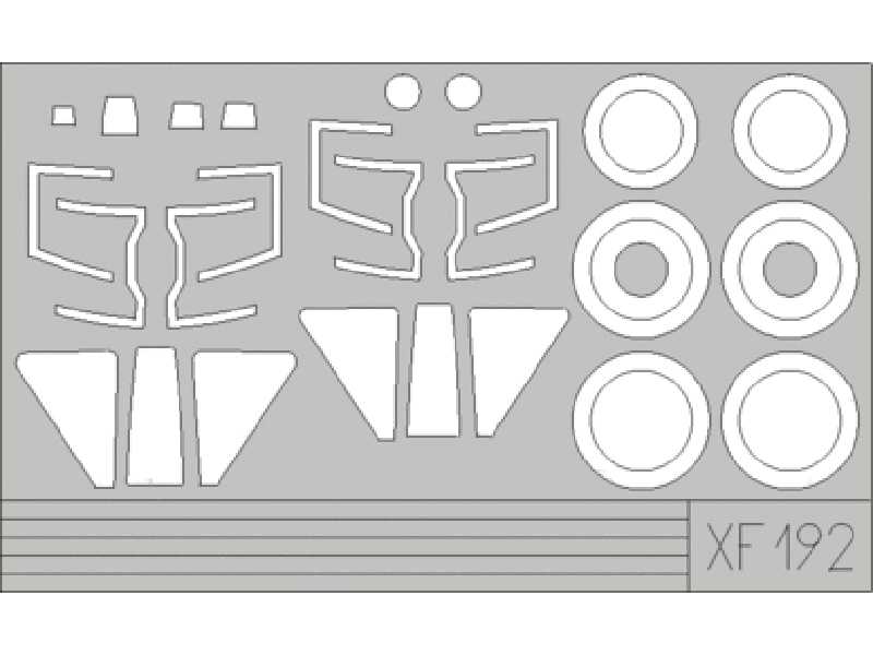  Su-25K Frogfoot 1/48 - Kovozavody Prostejov - masks - image 1