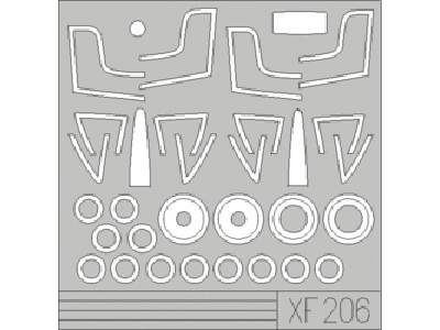  U-2 1/48 - Italeri - masks - image 1