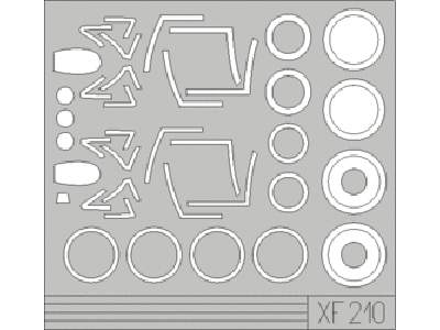  Su-7 1/48 - Kovozavody Prostejov - masks - image 1