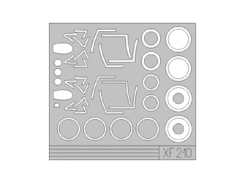  Su-7 1/48 - Kovozavody Prostejov - masks - image 1