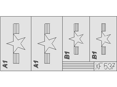  F4U Corsair Nat.  Insignia Post War 1/48 - masks - image 1