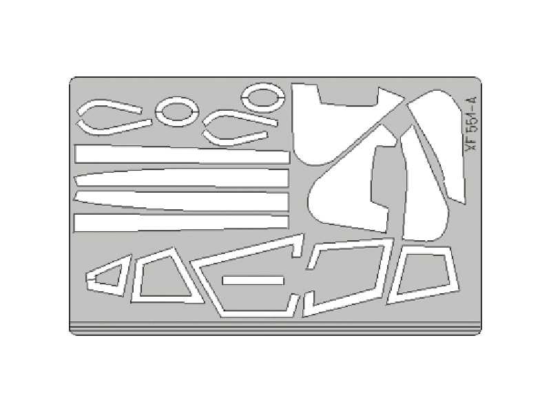  Me 262A Schwalbe Camo.  Scheme B 1/48 - masks - image 1