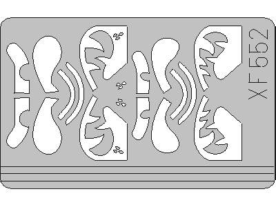  F6F Hellcat Sharkmouth 1/48 - masks - image 1